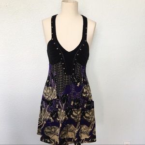 Free People crochet beaded dress